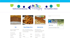 Desktop Screenshot of metroseafood.com.au